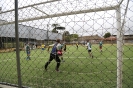 Fotos da inauguração da quadra de futebol-5